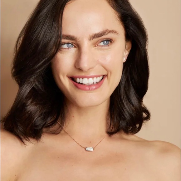 Kendra Scott DIAMOND 14k Fine Jewelry “ELISA” in white gold—LIKE NEW condition - Picture 9 of 13